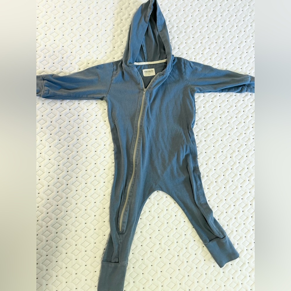 Mini Mioche - Jersey Biker Romper - Marine - Size 1/2